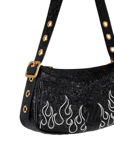 The Shai Paper Black leather