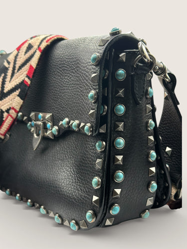 Valentino Garavani Rockstud Rolling Shoulder Bag